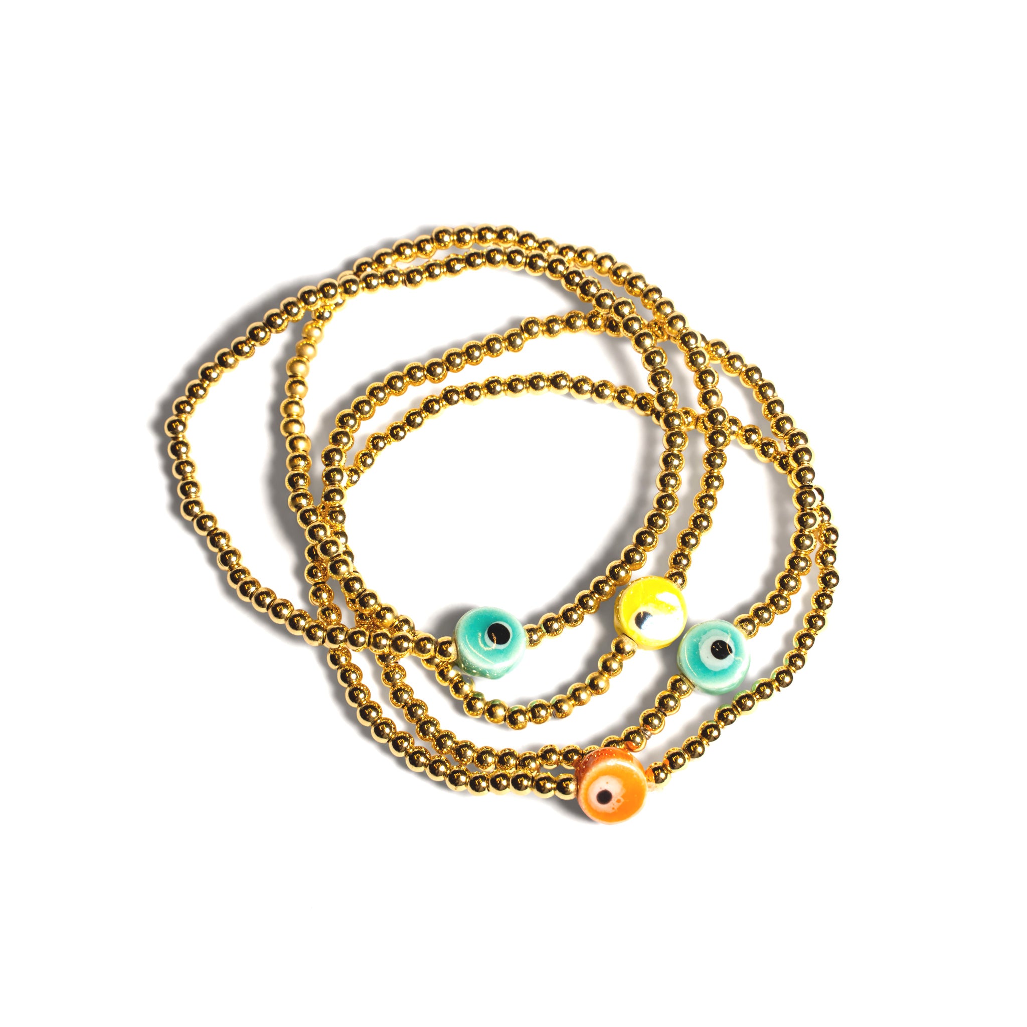 Ceramic Eyes Bracelet