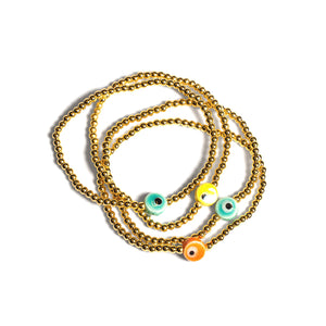 Ceramic Eyes Bracelet