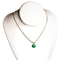 Drop Malachite Necklace