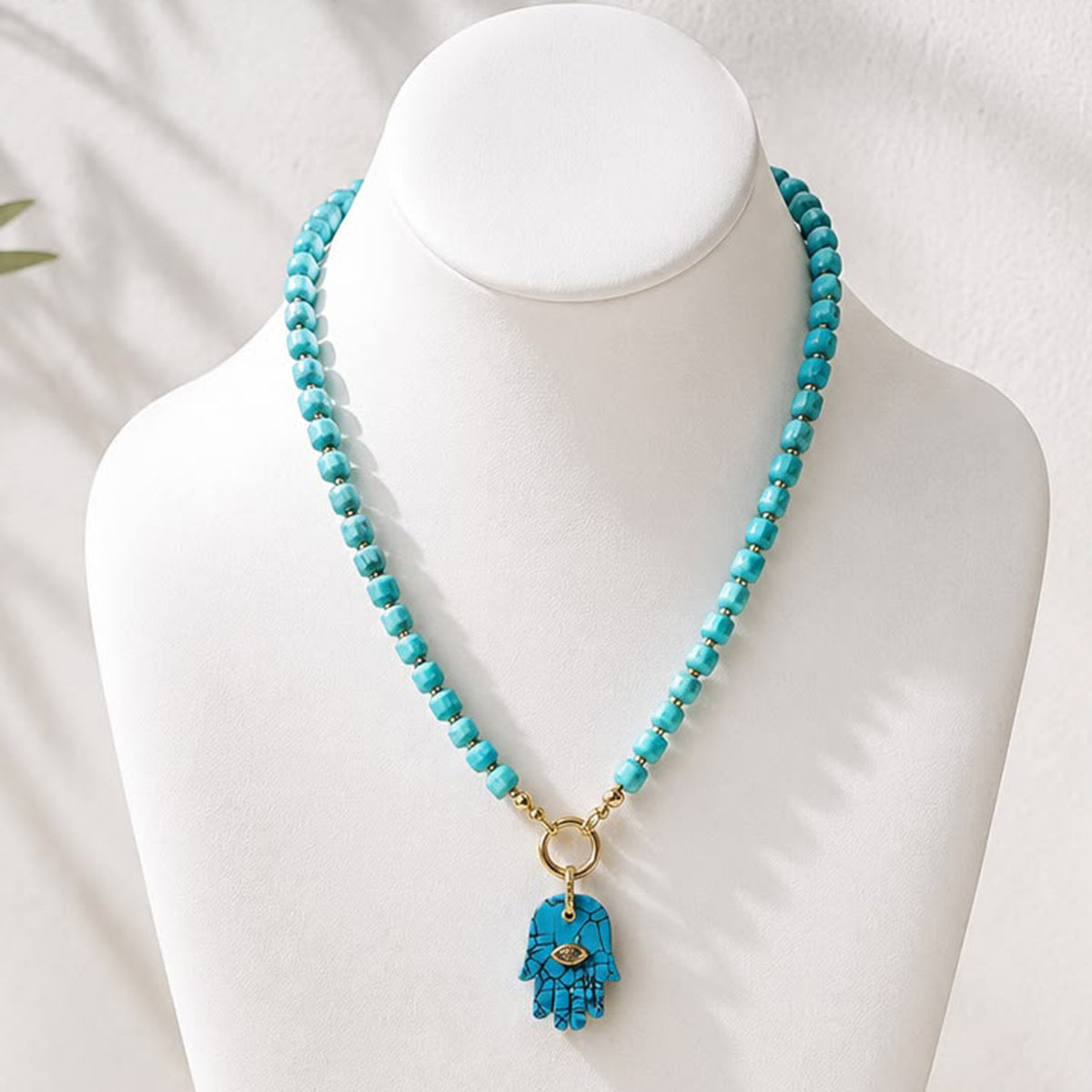 Turquoise Hansa Necklace