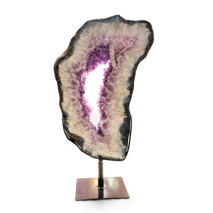 Large Purple Amethyst Geode Display Piece