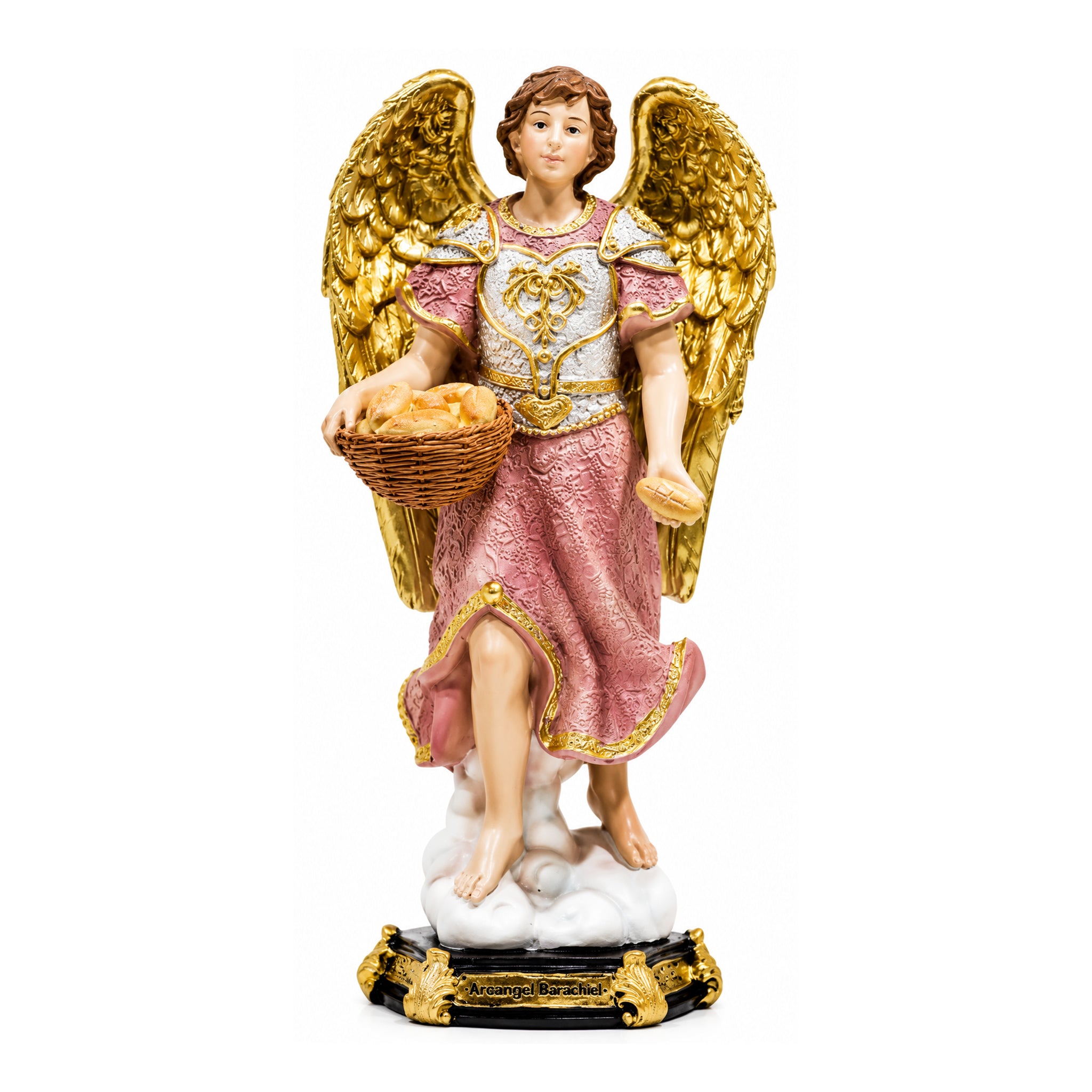 Archangel Barachiel Statue: Angel of Blessings (12”)