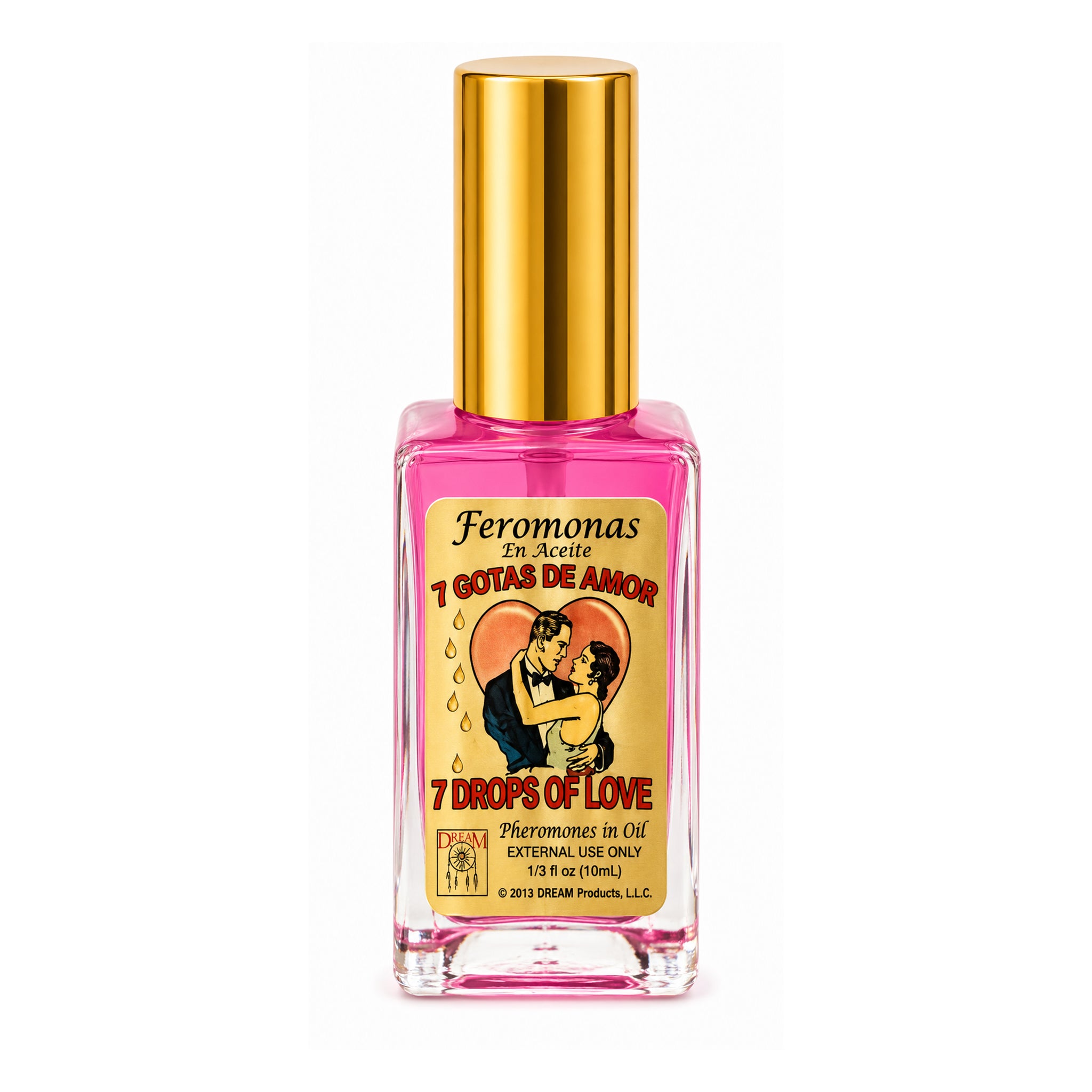 7 Drops Of Love / 7 Gotas De Amor / Feromonas En Aciete / Fragrance Spray / 1/3 fl oz / Glass Bottle / Passion & Attraction