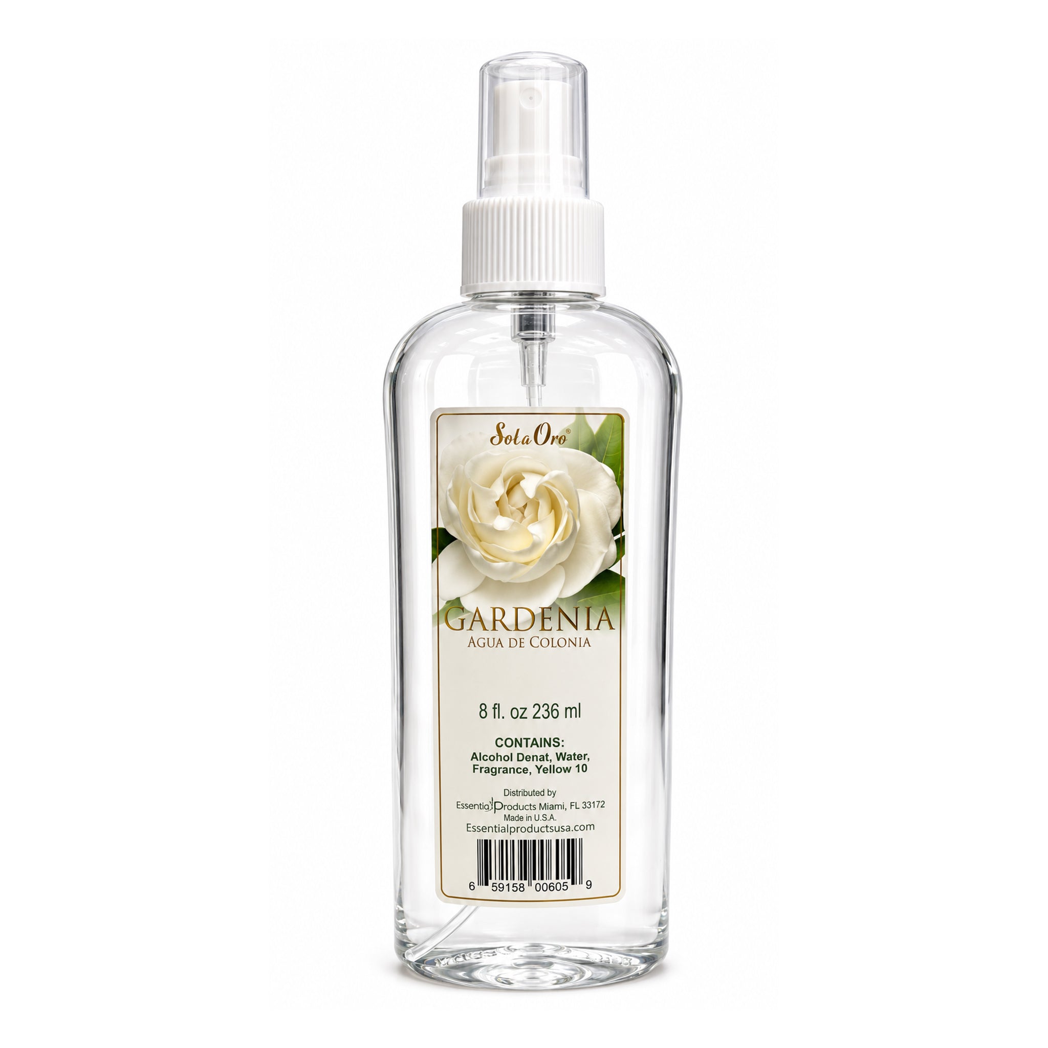 Gardenia: Agua De Colonia - Enhance Inner Peace (8oz)