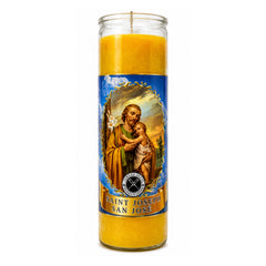 Saint Joseph (San José) 7 Day Prayer Candle – Family Unity & Travel Protection (Yellow)