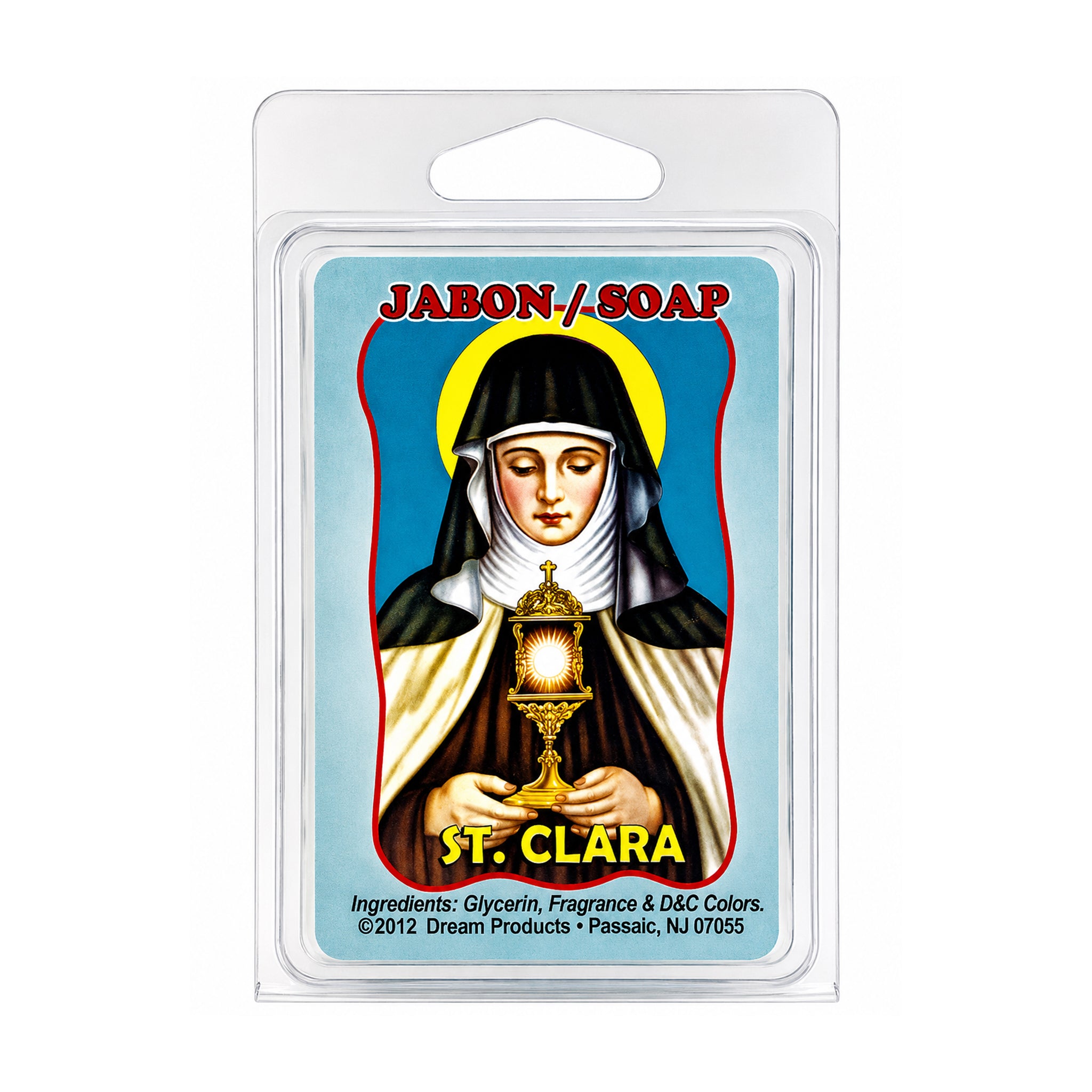 Saint Clare Santa Clara Spiritual Soap Bar: Nurturing Peace, Cultivating Strength & Clarity