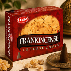Frankincense / Incense Cones / Frankincense Conos De Incienso / Healing, Stress Release & Inner Strength