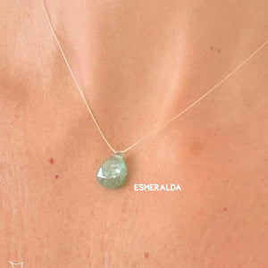 Tiny Necklace with Stone