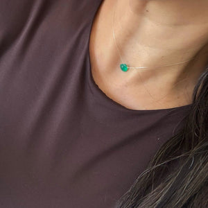 Tiny Necklace with Stone