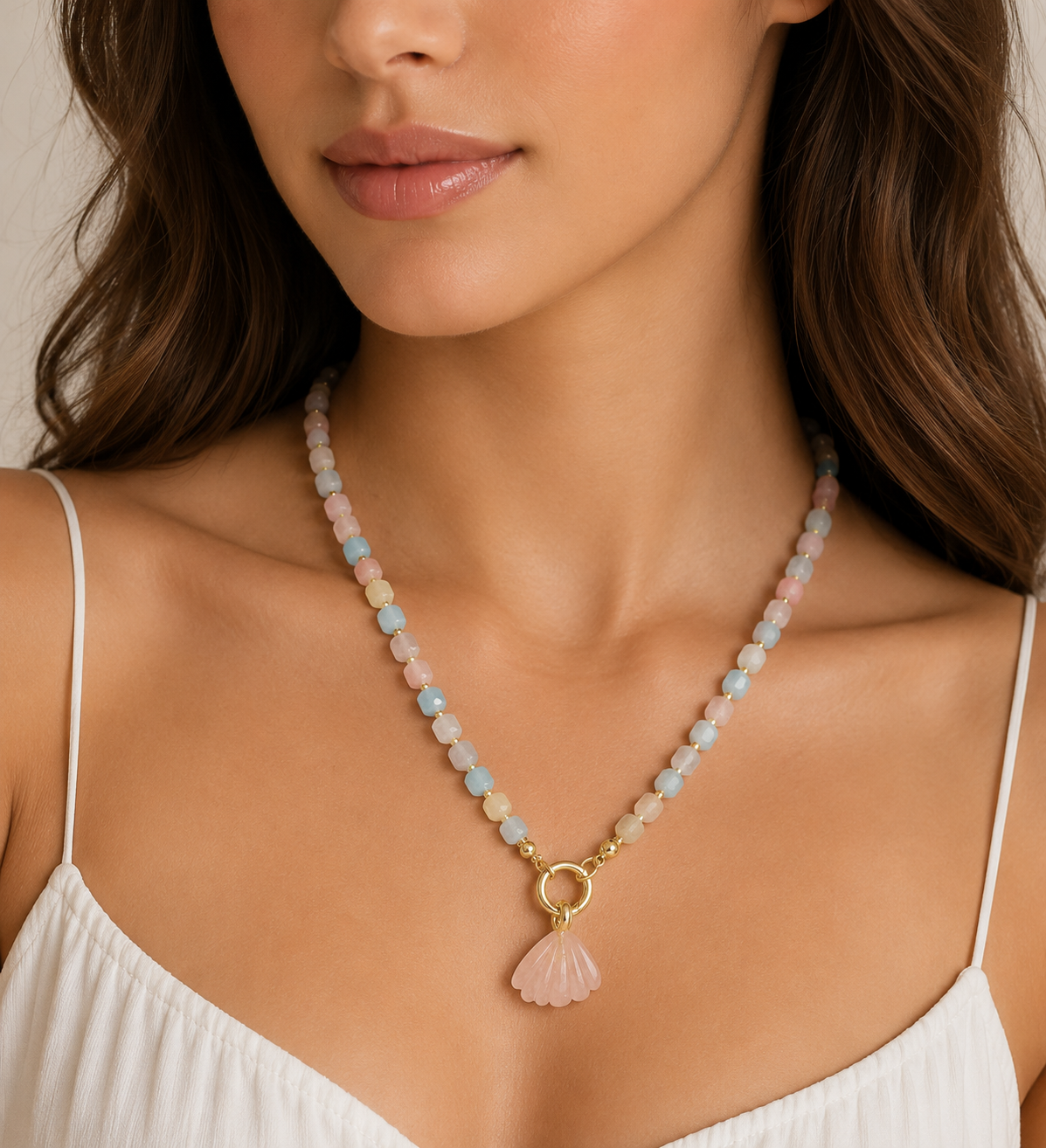 Multi Quartz Necklace