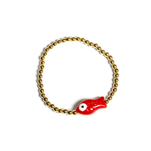 Red Fish Bracelet
