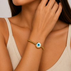 Crystal Evil Eye Bracelet