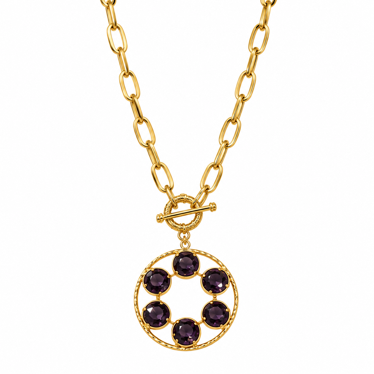 Circle Pendant Necklace