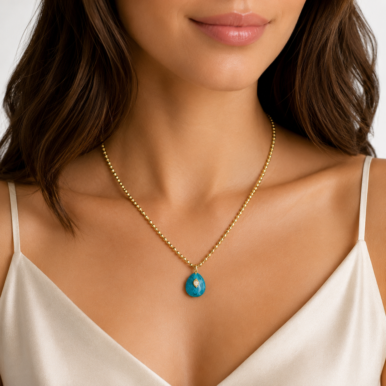 Drop Turquoise Necklace