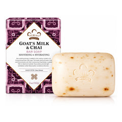 Goat’s Milk & Chai Bar Soap: Soothing & Hydrating with Rose Extract (5oz)