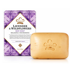 Lavender & Wildflowers Bar Soap: Relaxing & Nourishing with Vitamin E (5oz)