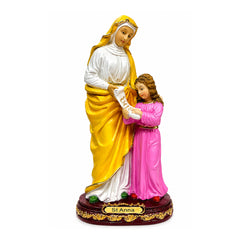 Saint Anne Santa Anna Statue: Patron Of Mothers & Minors, Grandmother of Jesus (12”)