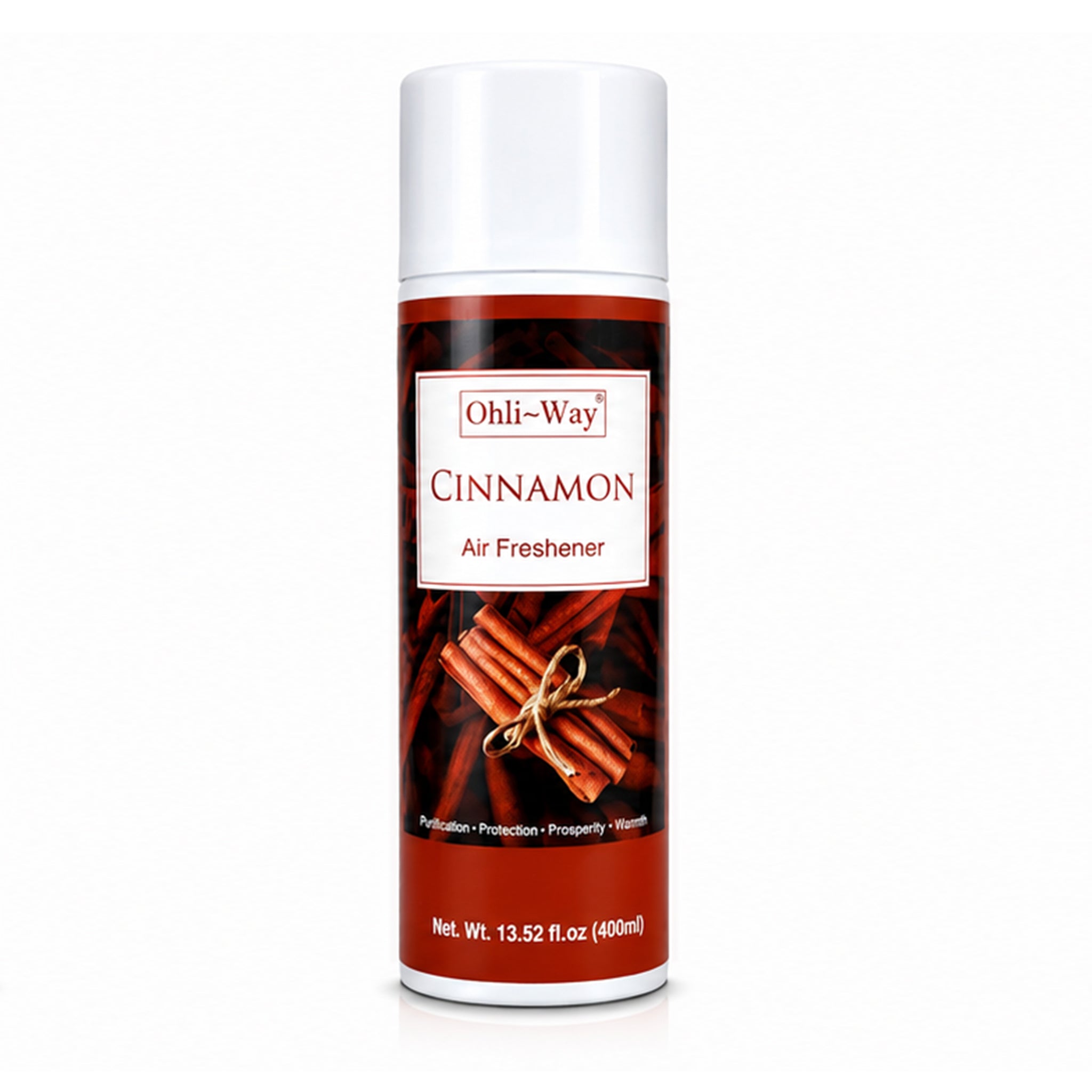 Cinnamon Air Freshener Aerosol Spray – Inspires Passion, Success, and Energetic Vibrancy (13.52 fl.oz)