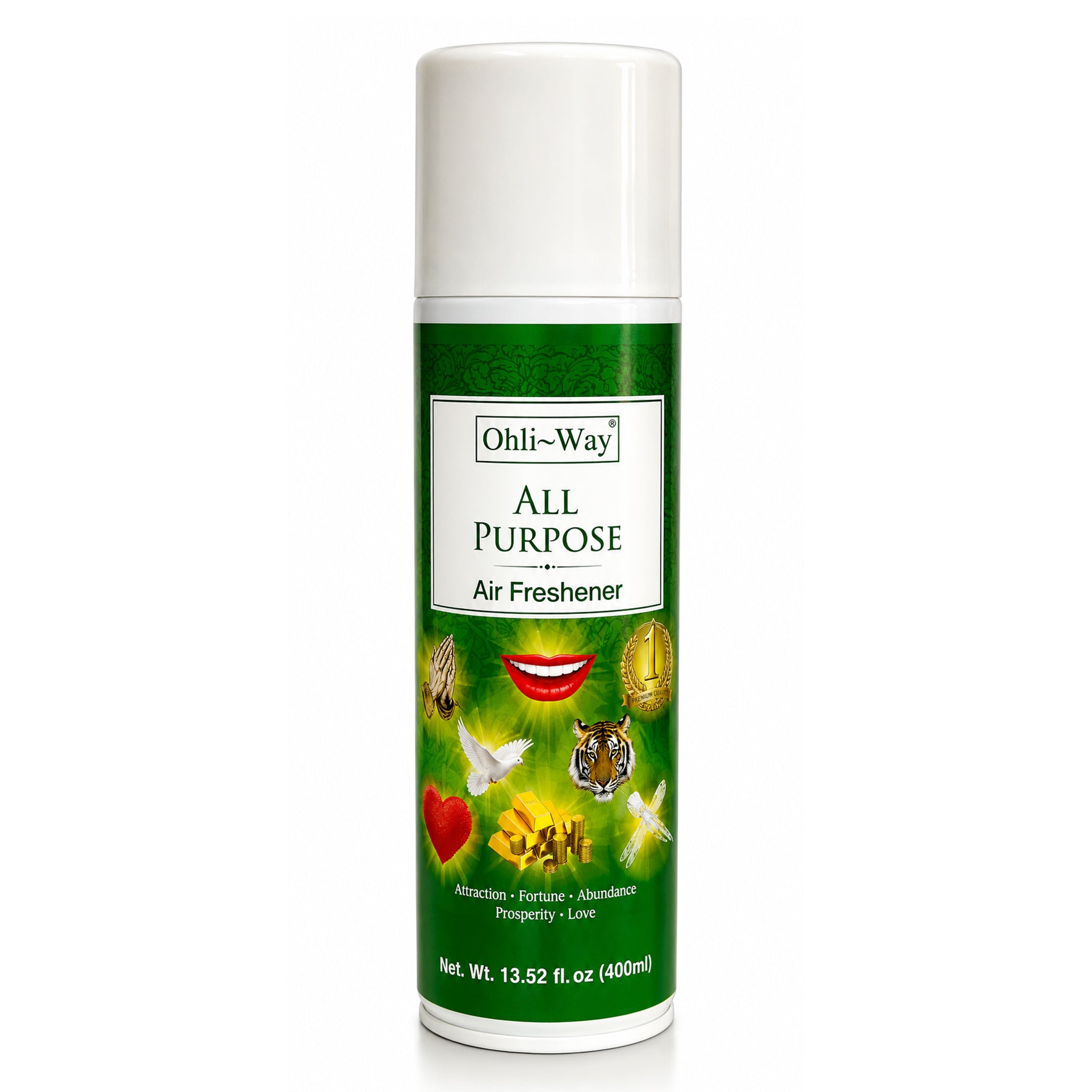 All Purpose Air Freshener Aerosol Spray - Represents versatility and empowerment to tackle any obstacle or challenge. (13.52 fl.oz)