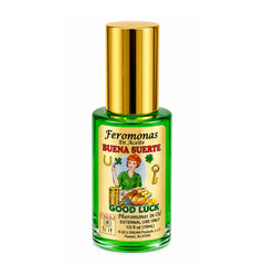 Good Luck / Buena Suerte / Feromonas En Aciete / Fragrance Spray / 1/3 fl oz / Glass Bottle / Fortune & Protection
