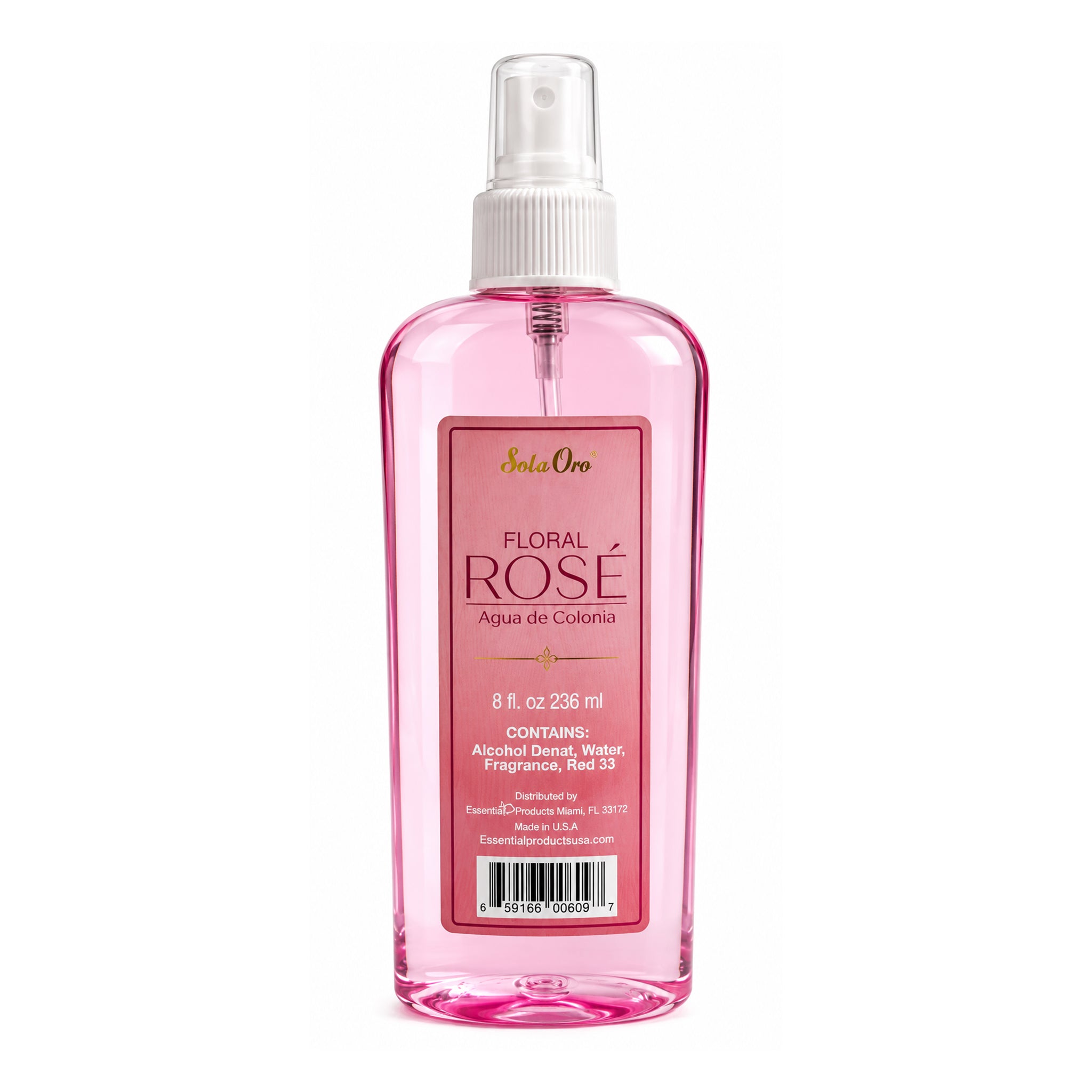 Floral Rose: Agua De Colonia - Awaken Loving Energy (8oz)