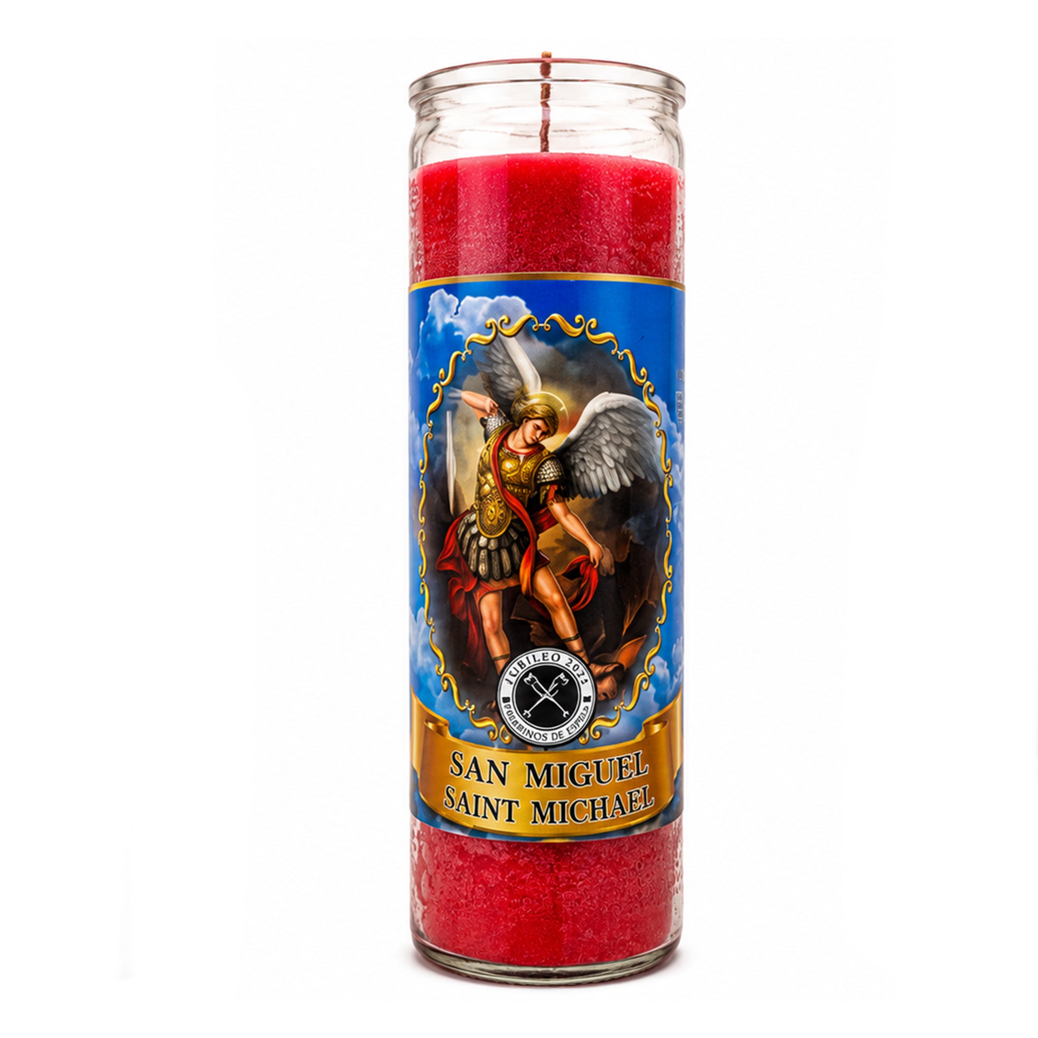 Archangel Saint Michael (San Miguel) Prayer Candle – Protection, Fight Evil & Justice