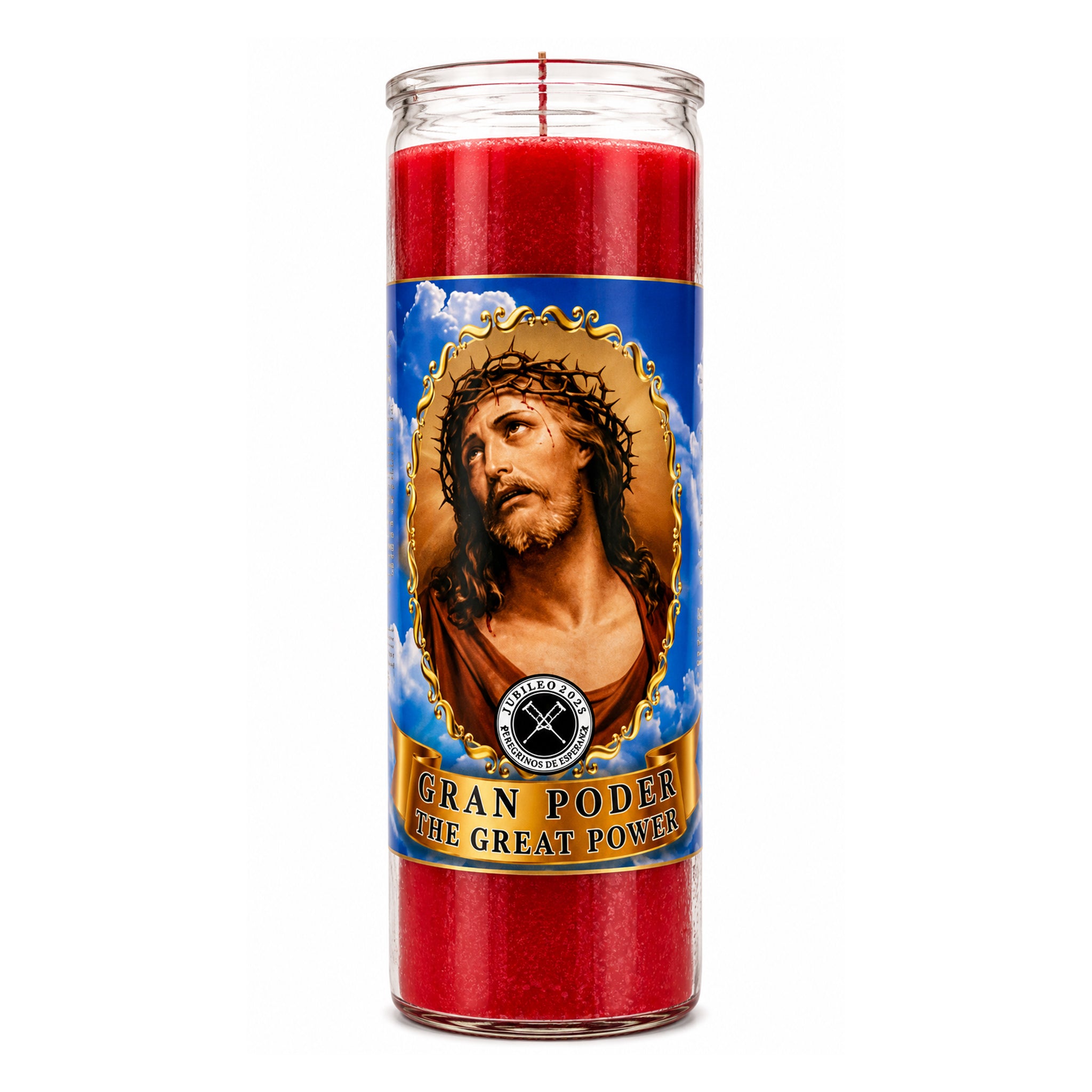 The Great Power (Gran Poder) 7 Day Prayer Candle – Protection, Open Road & Inner Peace (Red)