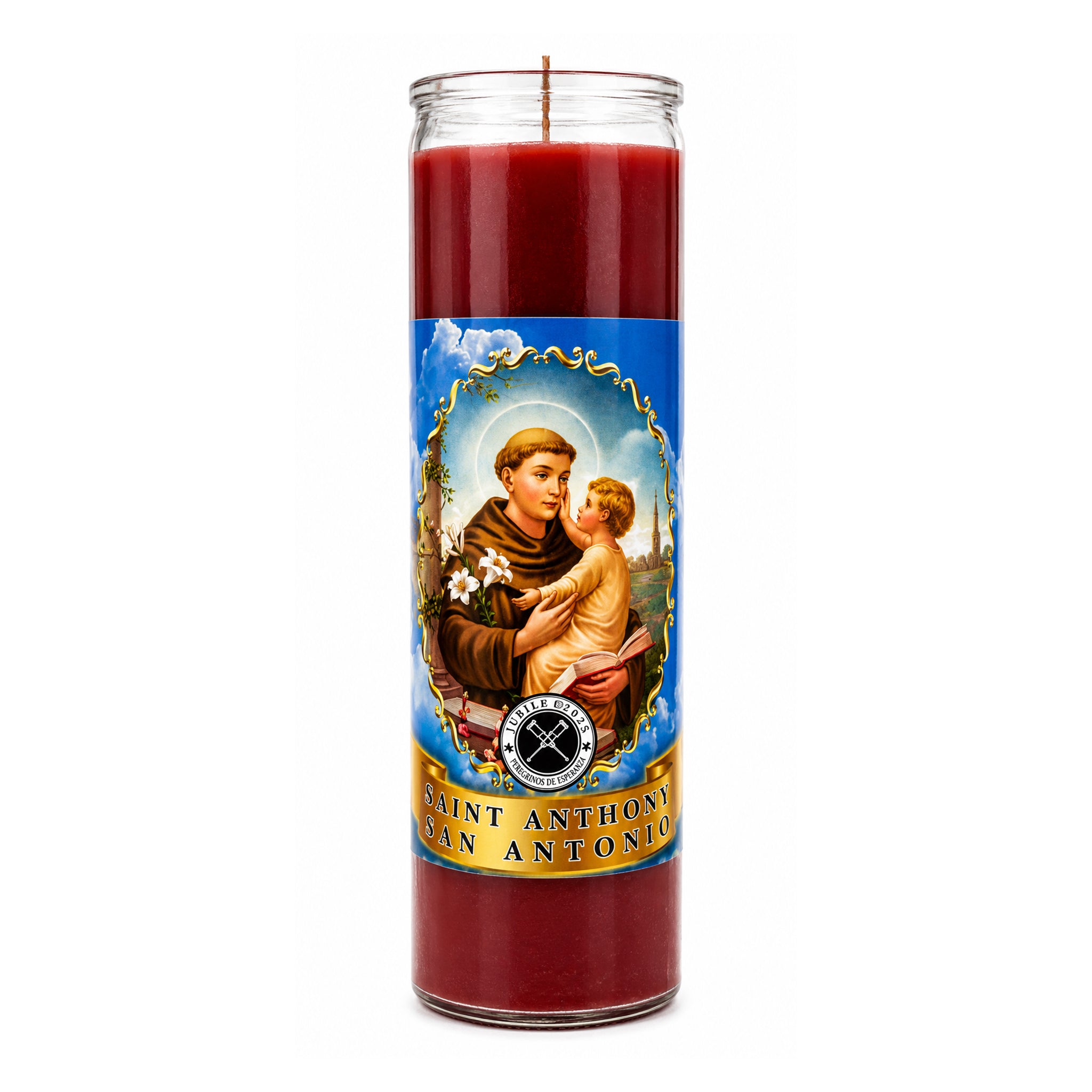 Saint Anthony (San Antonio) 7 Day Prayer Candle – Protection, Open Road & Inner Peace (Brown)