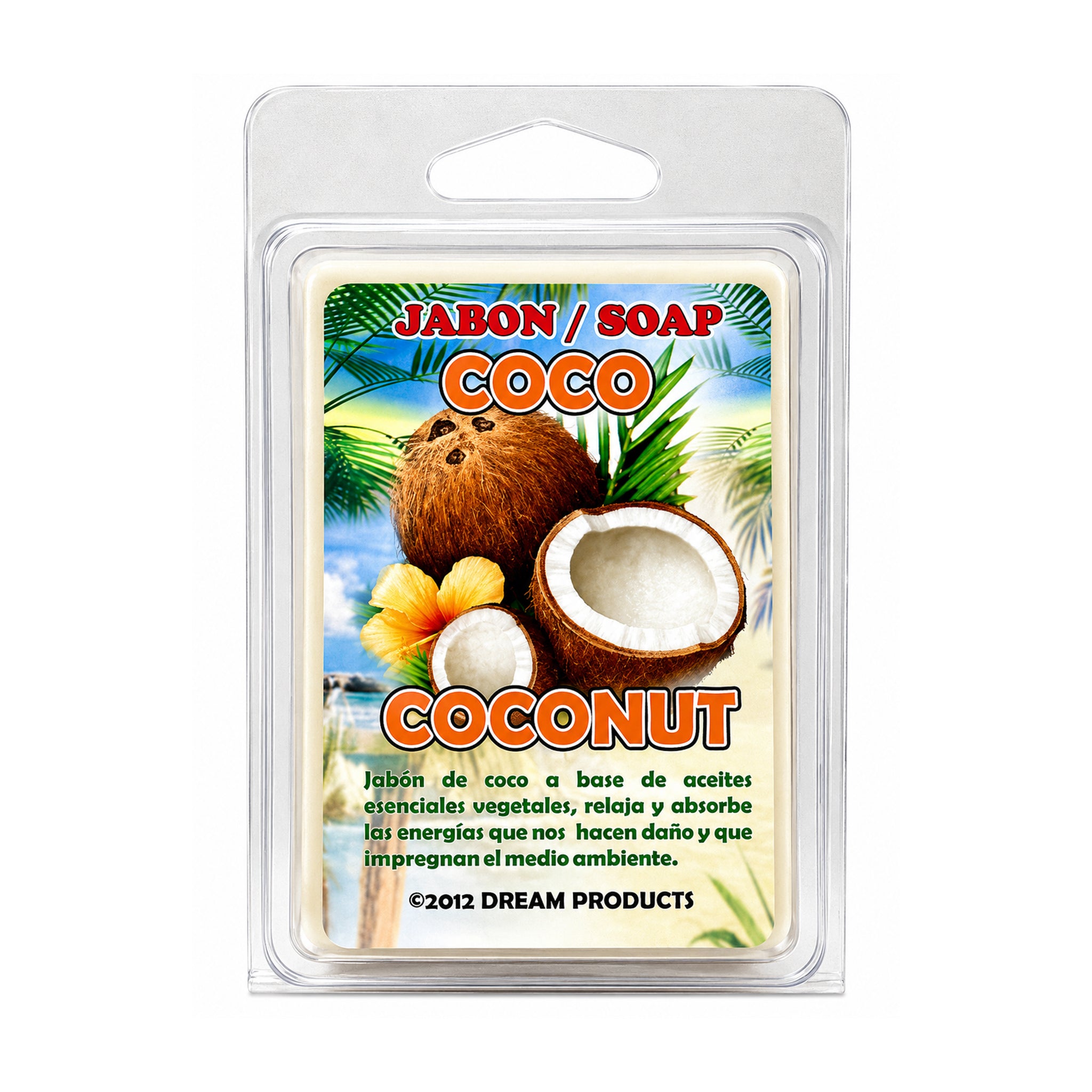Coconut Coco Spiritual Soap Bar: Spiritual Cleansing & Good Luck (Spiritual Purity)