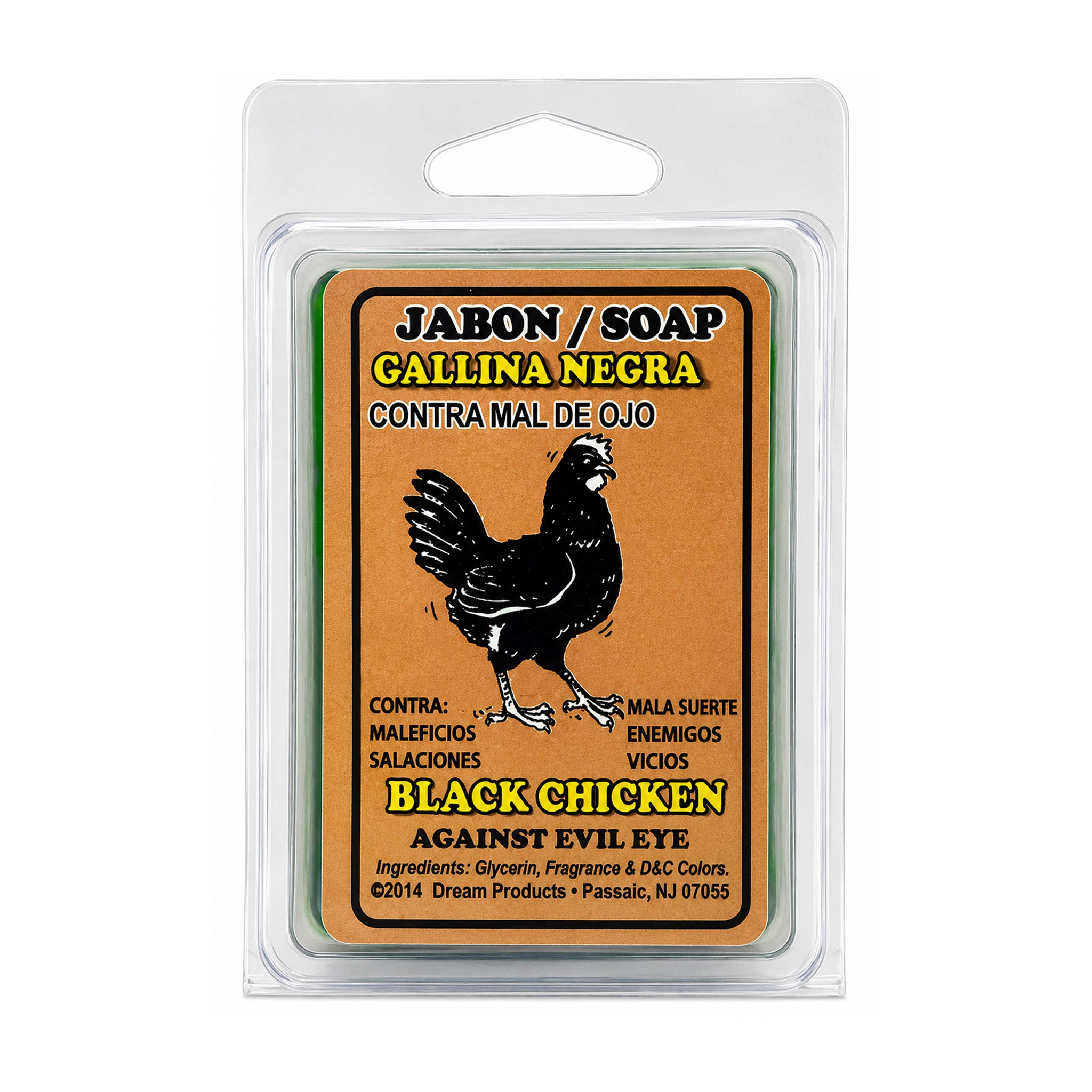 Black Chicken Gallina Negra Spiritual Soap Bar: Removing Curses & Negative Forces, Empowering Spiritual Protection