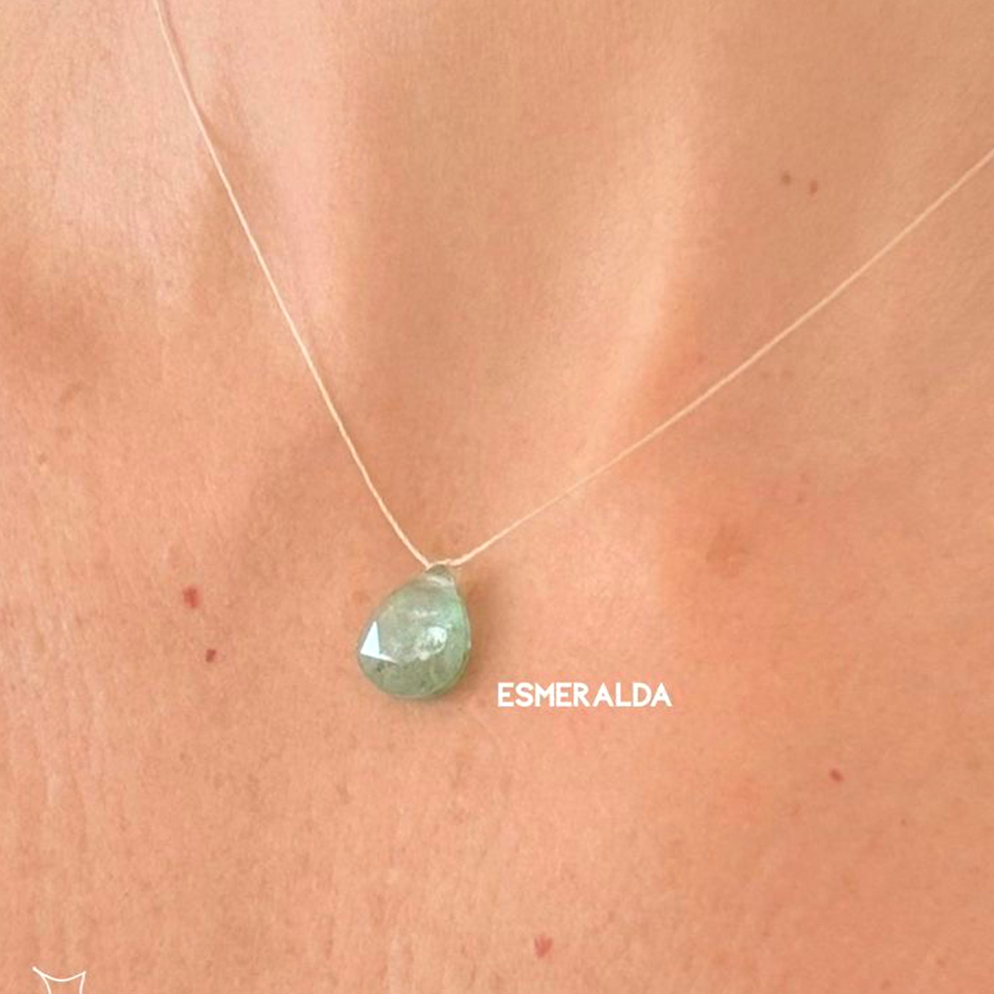 Tiny Necklace with Stone