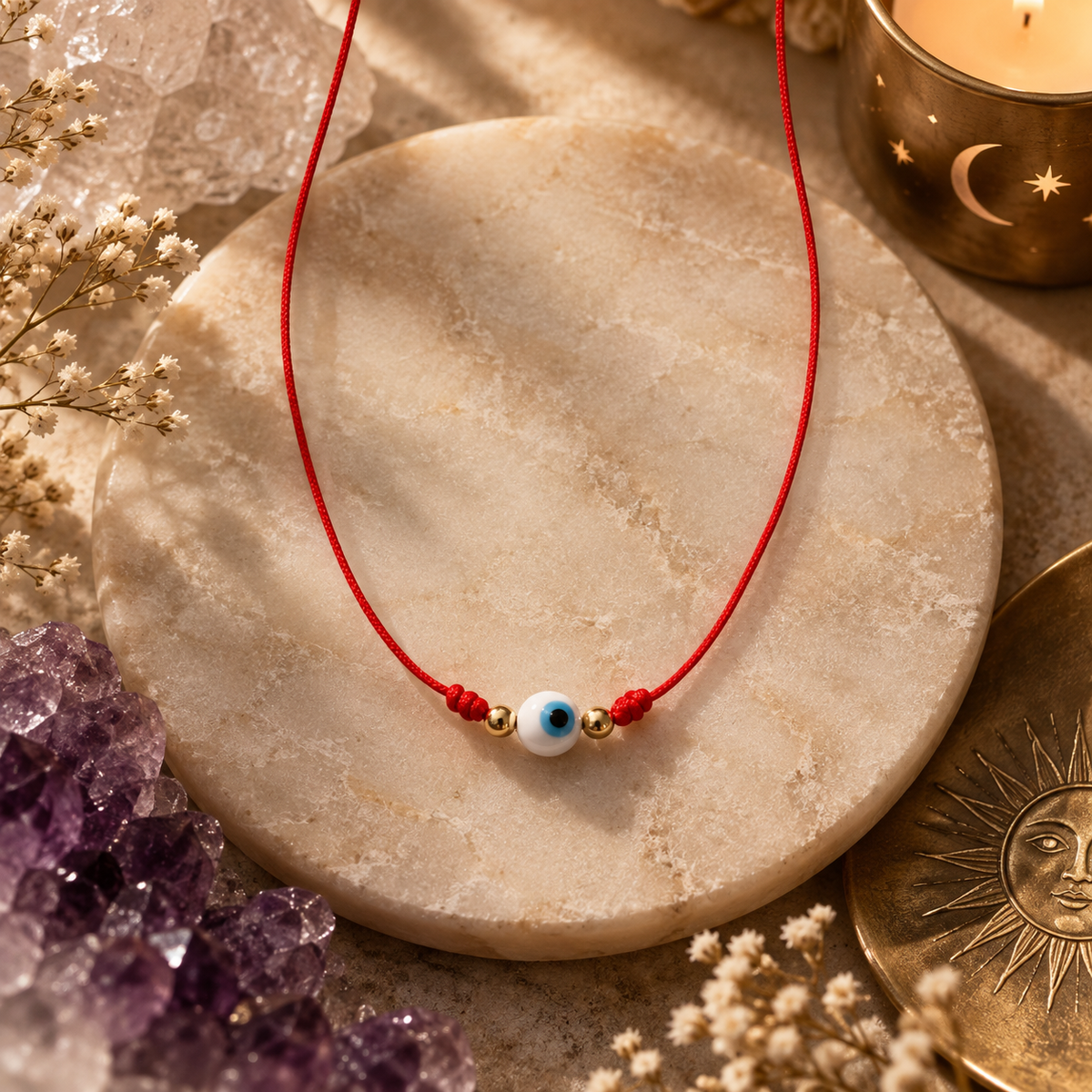 Red Evil Eye Necklace
