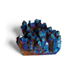 Blue Crystal Cluster Decorative Sculpture