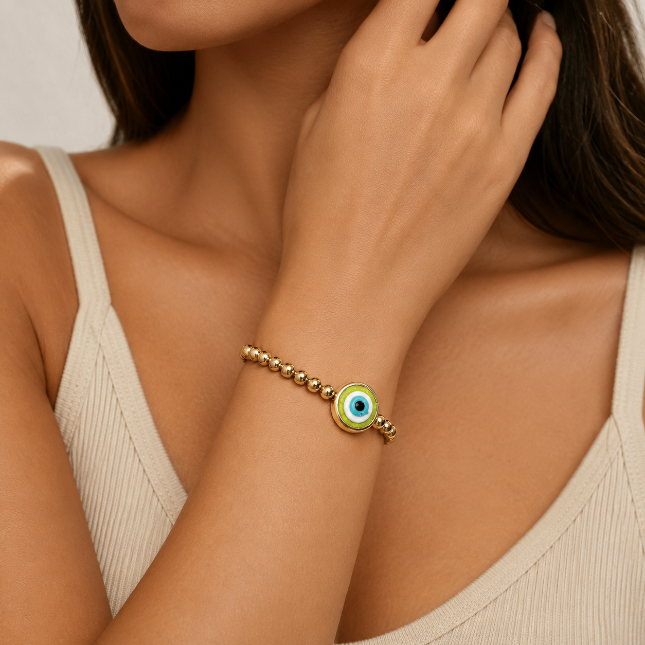 Crystal Evil Eye Bracelet