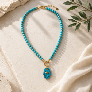 Turquoise Hansa Necklace